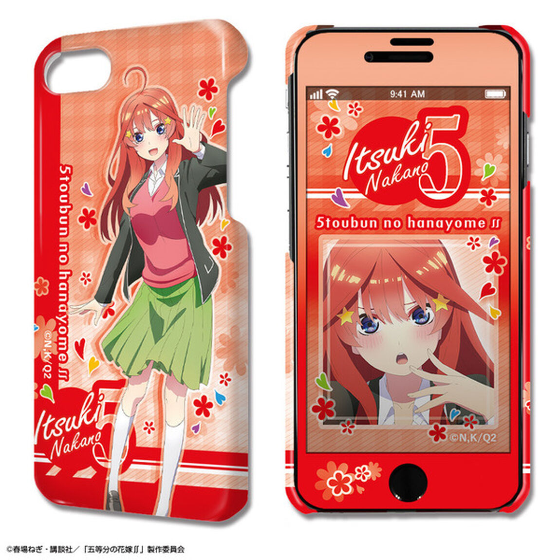 五等分の花嫁∬ iPhone 6/6s/7/8/SE(第2世代)ケース＆保護シート デザイン05(中野五月)(2021年3月下旬発売)