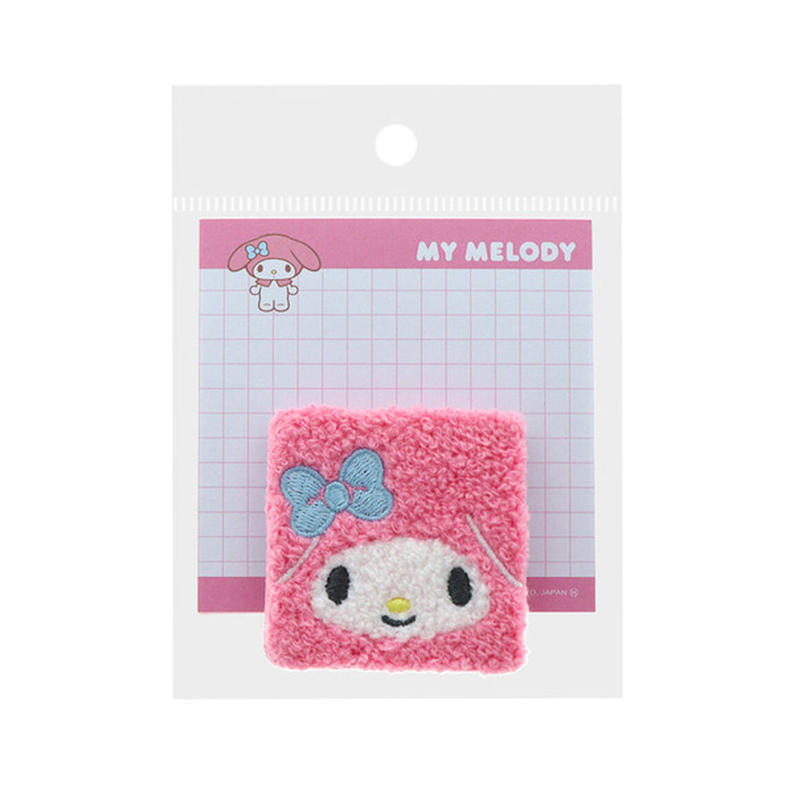 もこもこクリップ付メモ　Petit Collection Sanrio Characters　マイメロディ（2025年10月以降発売予定）