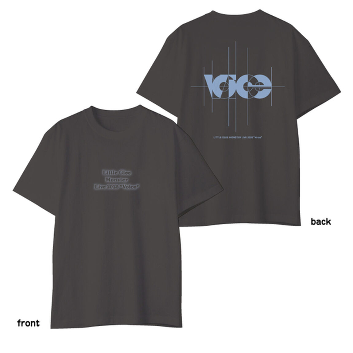 Little Glee Monster／Live 2025&rdquo;Voice&rdquo; Tシャツ／スミクロ／S