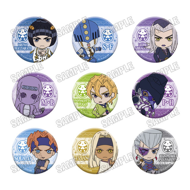 アニメ『ジョジョの奇妙な冒険 黄金の風』 ミニキャラ缶バッジコレクション【RE】vol.2【単品】（2025年11月以降発売予定）
