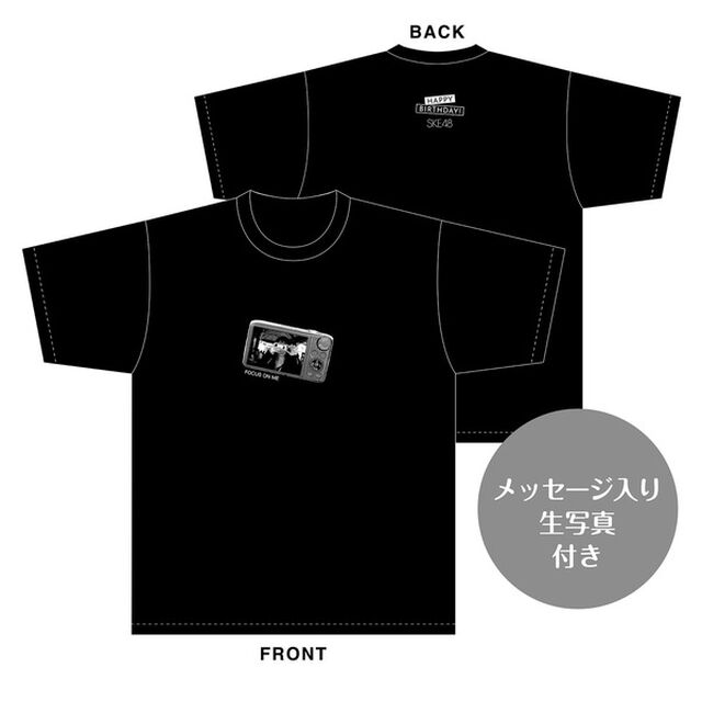 【SKE48】浅井裕華　生誕記念Tシャツ(M)＆メッセージ入り生写真（2024年11月度）