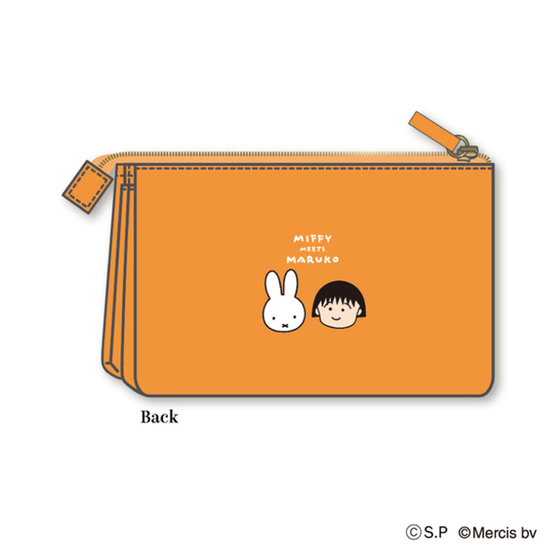 ３ポケットキャンバスポーチ　ｍｉｆｆｙ　ｍｅｅｔｓ　ｍａｒｕｋｏ