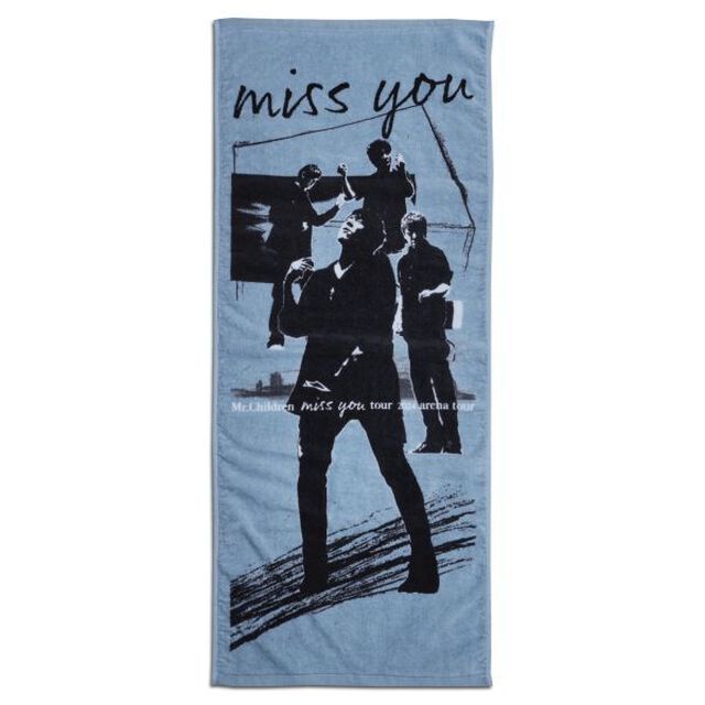 Mr.Children tour 2024 miss you arena tour/Mr.Children フェイスタオル