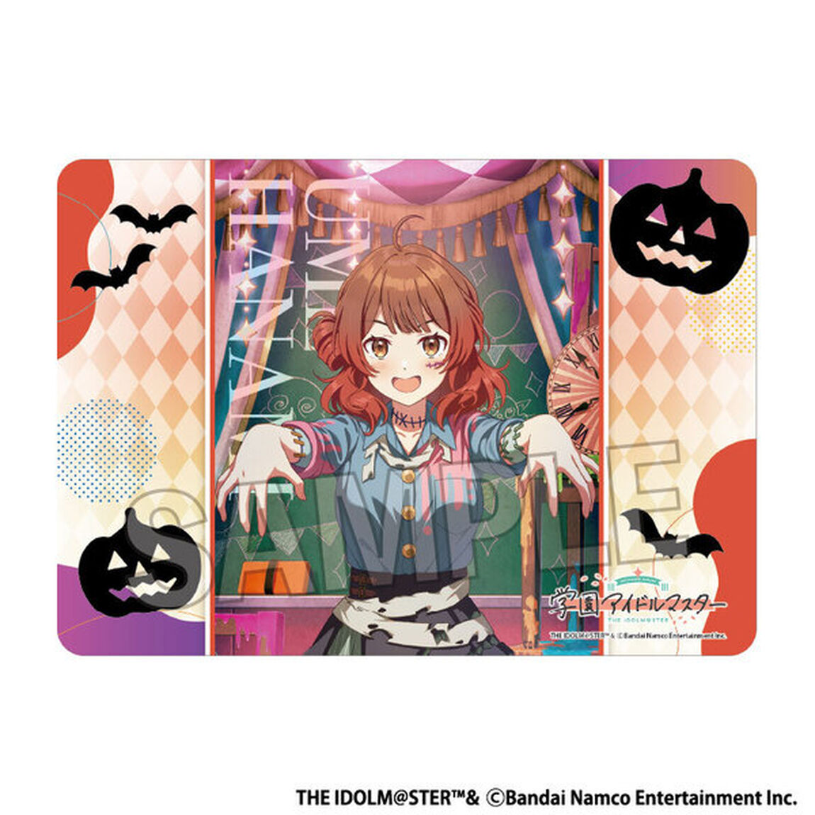 学園アイドルマスター　イラストプレイマットNT　The Rolling Riceball '24ハロウィン 花海佑芽（2025年8月以降発売予定）
