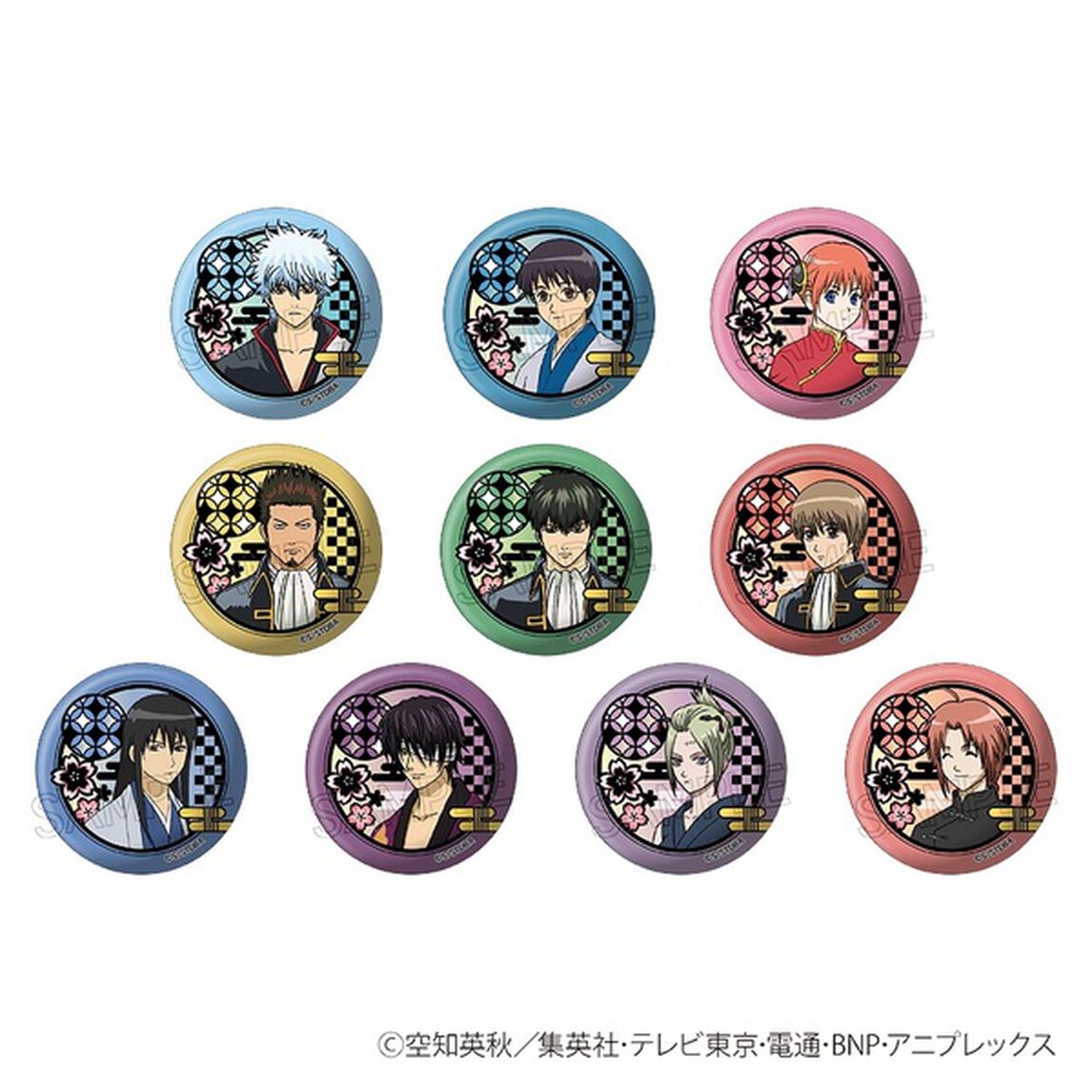 銀魂 切り絵シリーズ　缶バッジ【BOX】(2026年1月以降発売予定)
