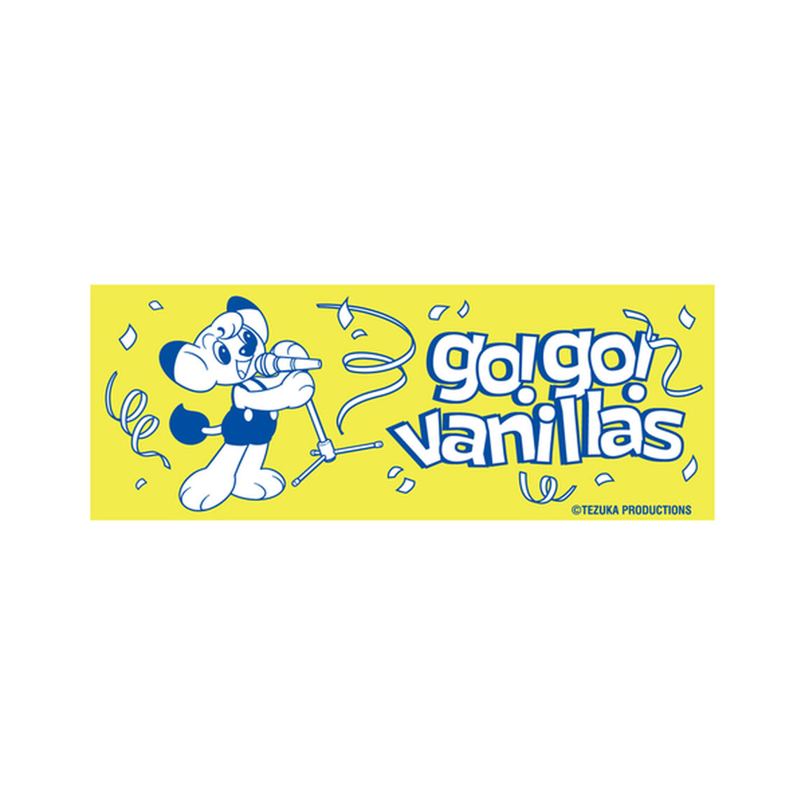 【go!go!vanillas】レオ コラボ フェイスタオル YELLOW (セブンネット限定カラー)