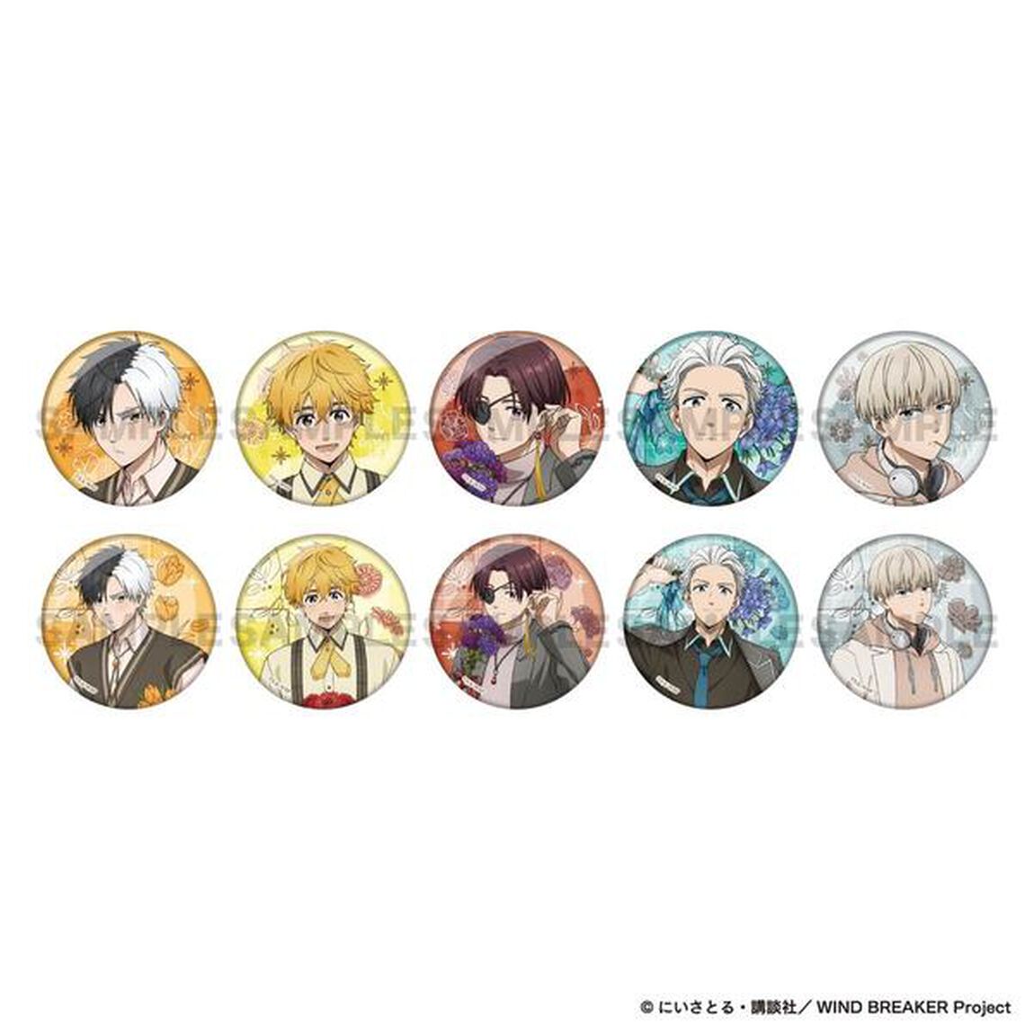 TVアニメ「WIND BREAKER Season2」 トレーディング缶バッジ【BOX】（2025年10月以降発売予定）