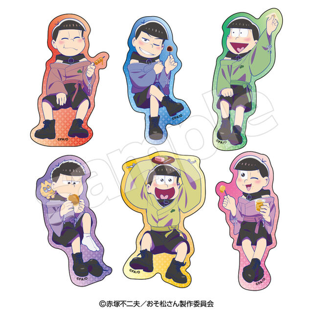 おそ松さん&times;推し旅 ステッカーセット