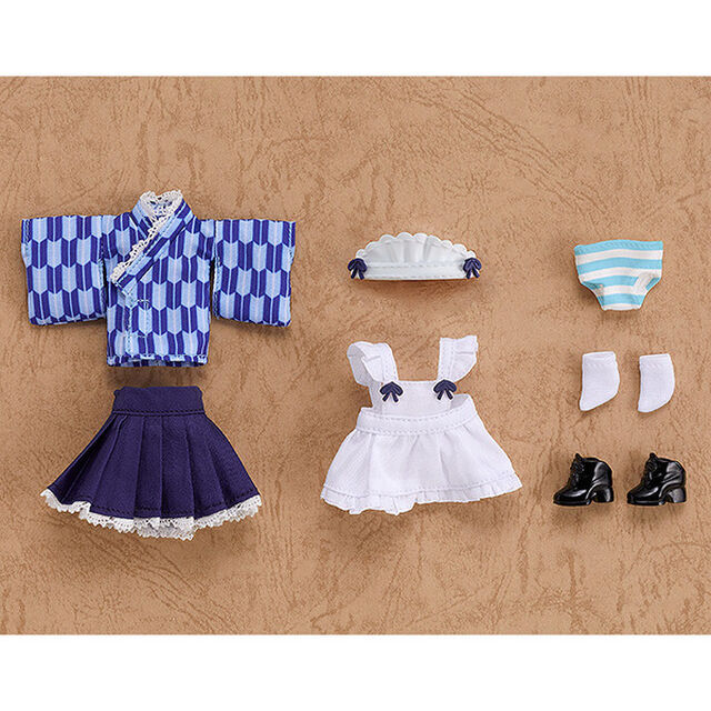 『ねんどろいどどーる』ねんどろいどどーる おようふくセット 和風メイド 雪色(2021年9月発売)