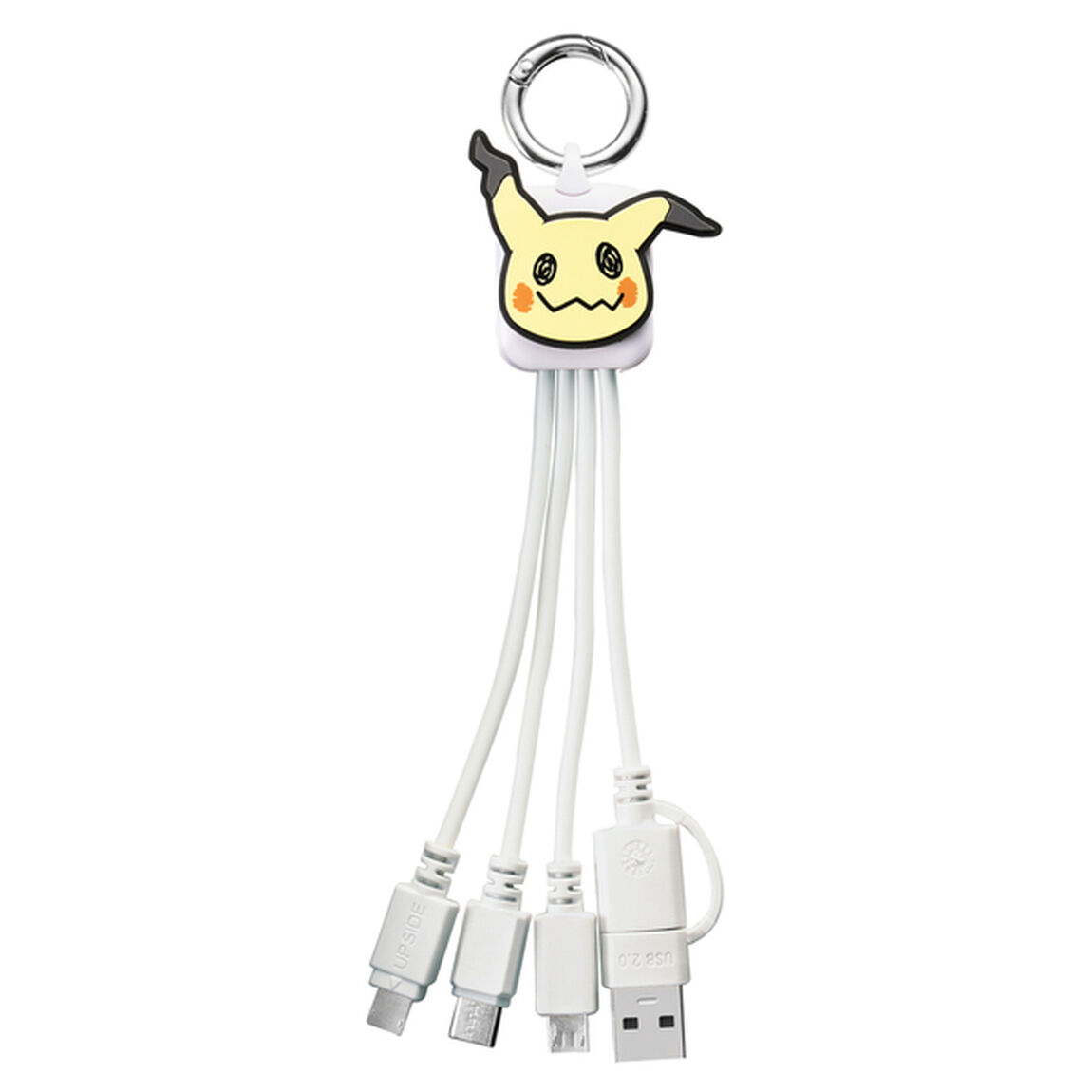 ポケモン　３ｉｎ２　マルチ充電ケーブル　ミミッキュ２