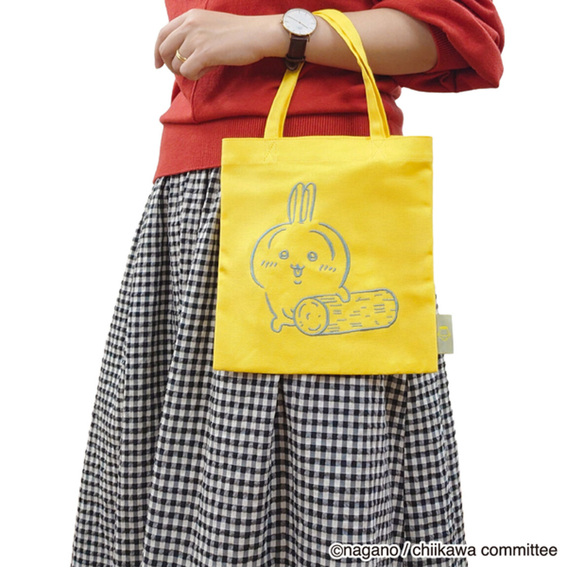 刺繍ミニトート　うさぎ