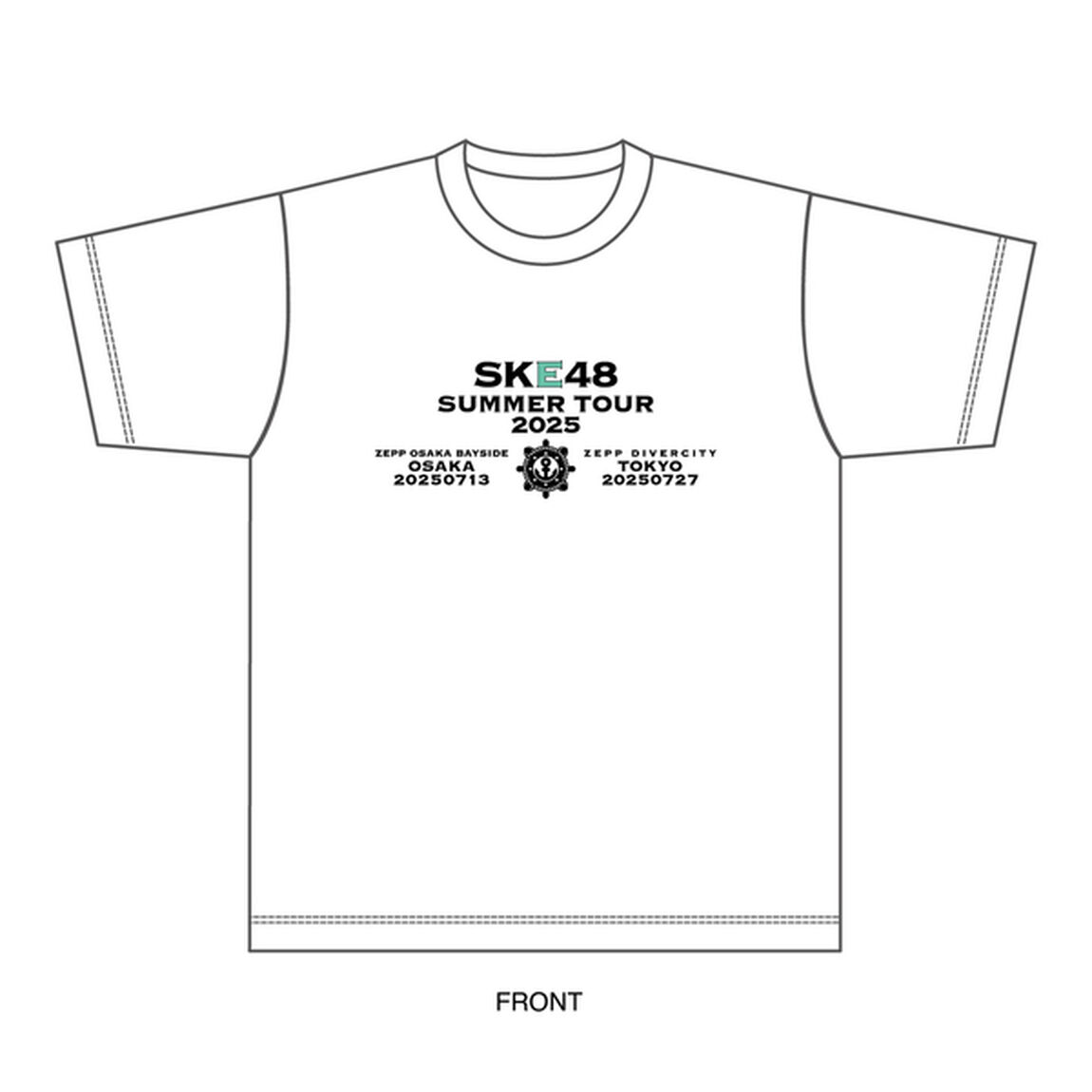 【SKE48】【チームE】SKE48 SUMMER Tour 2025チーム別Tシャツ（M）