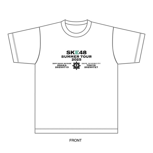 【SKE48】【チームE】SKE48 SUMMER Tour 2025チーム別Tシャツ（M）