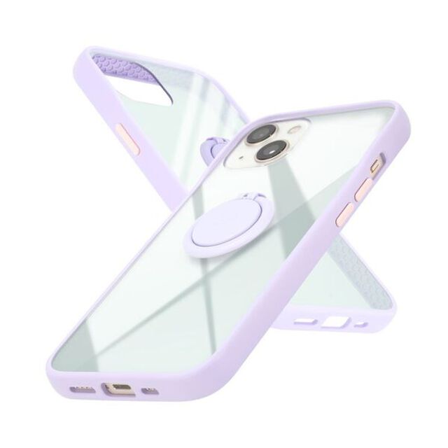 Campino A-sk Slim Case + Ring iPhone 13 / ラベンダーパープル