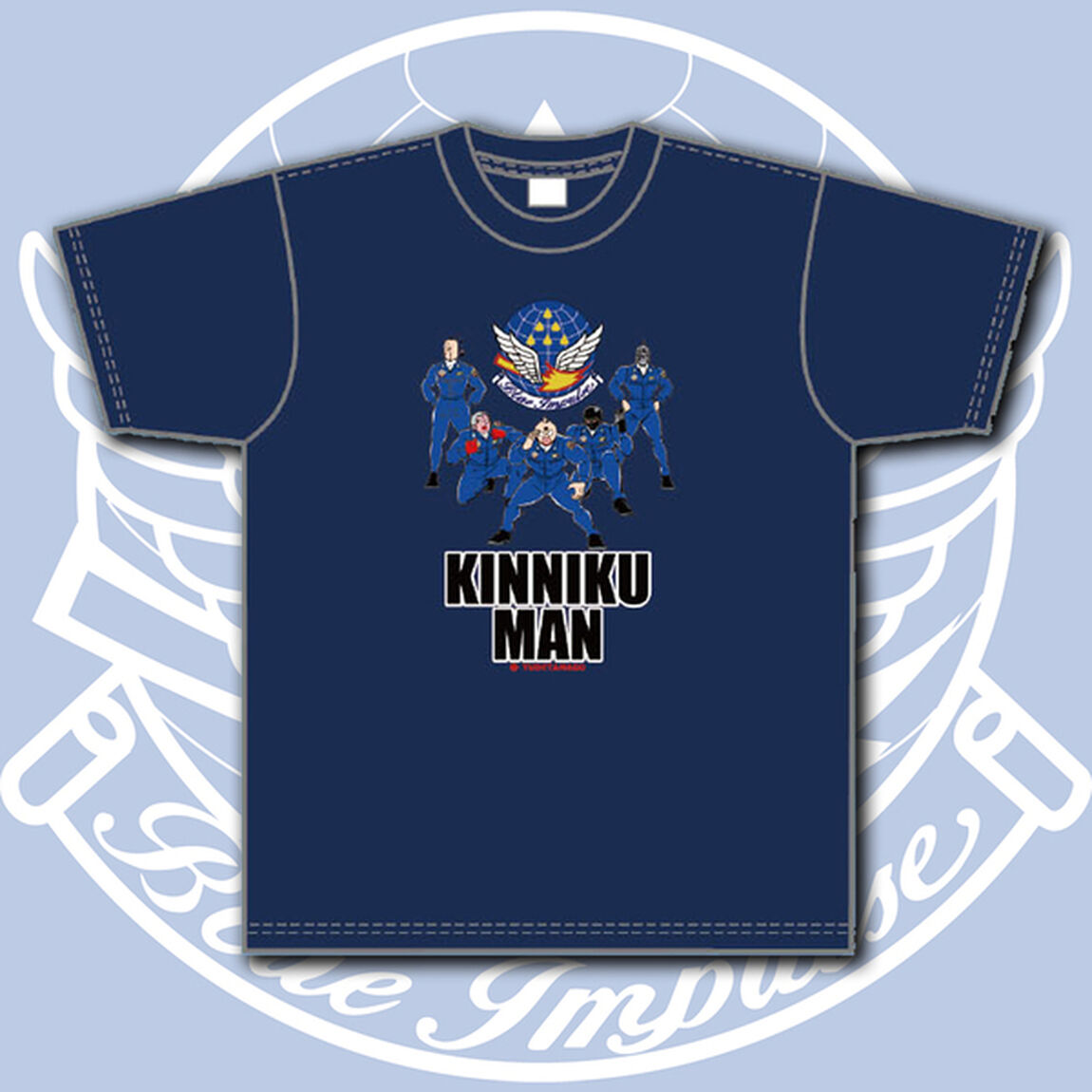 【航空自衛隊】ブルーインパルス&times;キン肉マン Tシャツ - Lサイズ