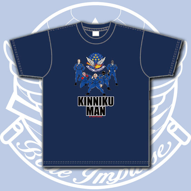 【航空自衛隊】ブルーインパルス&times;キン肉マン Tシャツ - Lサイズ