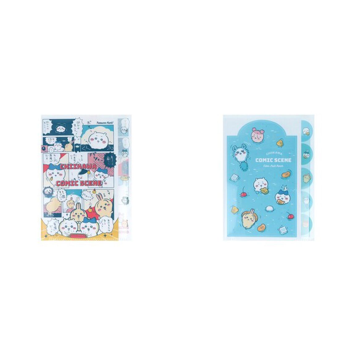 【セット】ダイカットクリアファイル５Ｐ　ちいかわ　ＣＳ　お宝/フルーツポンチ