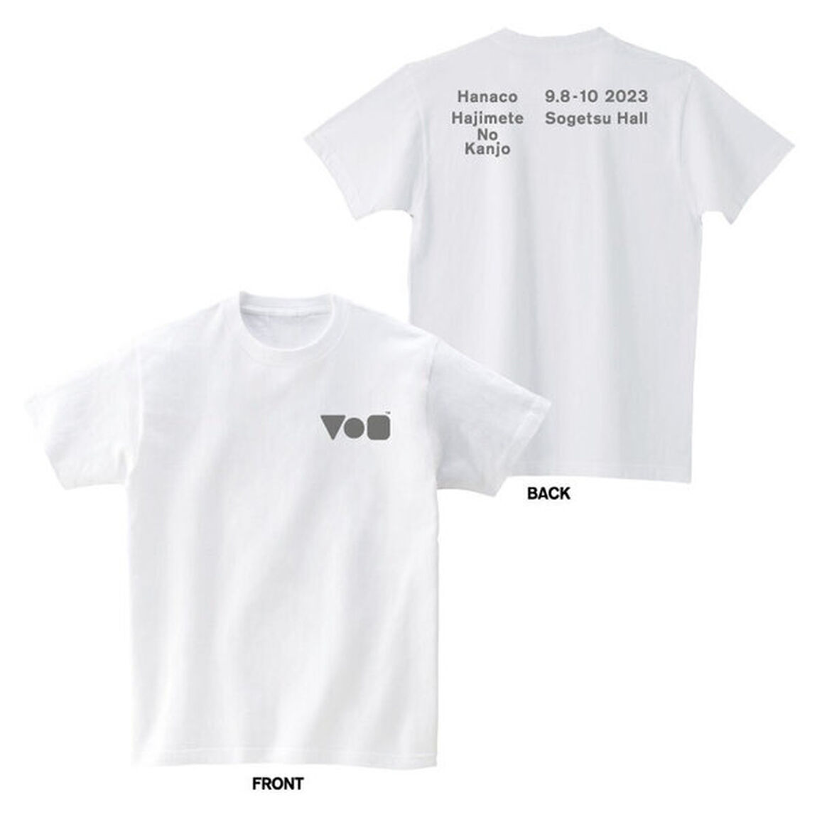 ハナコ／はじめての感情Tシャツ(グレー)／M