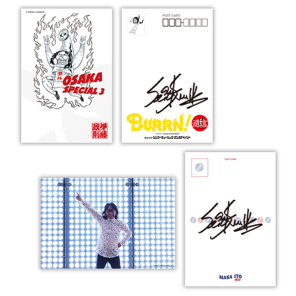伊藤政則「遺言」大阪スペシャル3　Tシャツ　Sサイズ　【特典：直筆サイン入りポストカード 2種付】