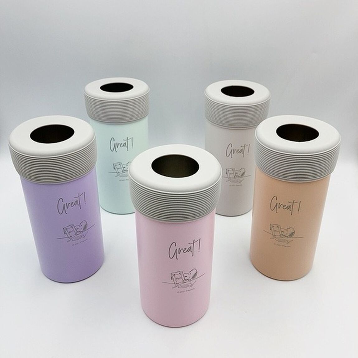 ステンレスボトルホルダー　GRY　スヌーピー