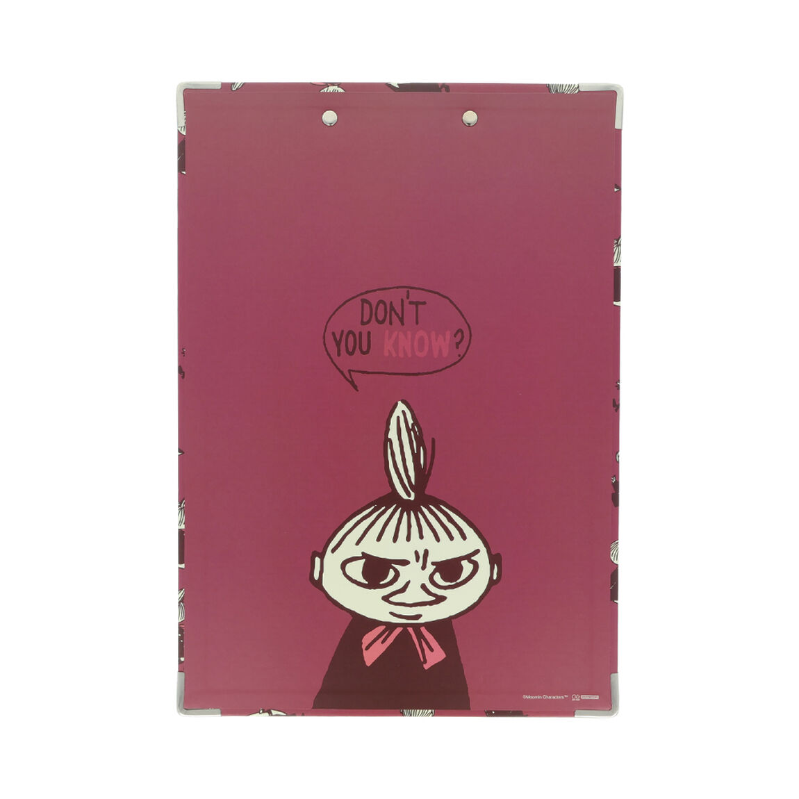 クリップボードＡ４　MOOMIN　リトルミイ