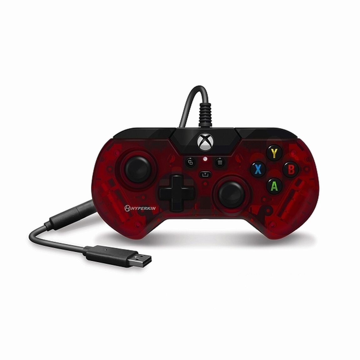 Xbox One / Xbox Series X|S/PC(Windows10･11)　Ｘ９１　ＩＣＥ　有線コントローラー　Ｒｕｂｙ　Ｒｅｄ
