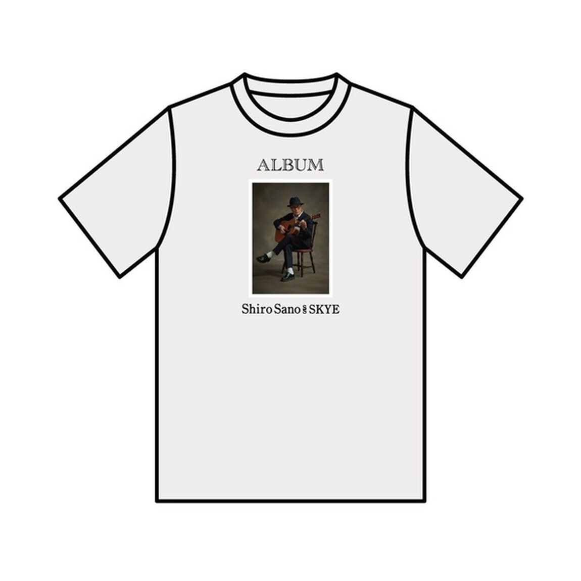 佐野史郎 Tシャツ ALBUMジャケット オートミール Sサイズ