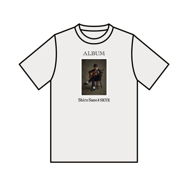 佐野史郎 Tシャツ ALBUMジャケット オートミール Sサイズ