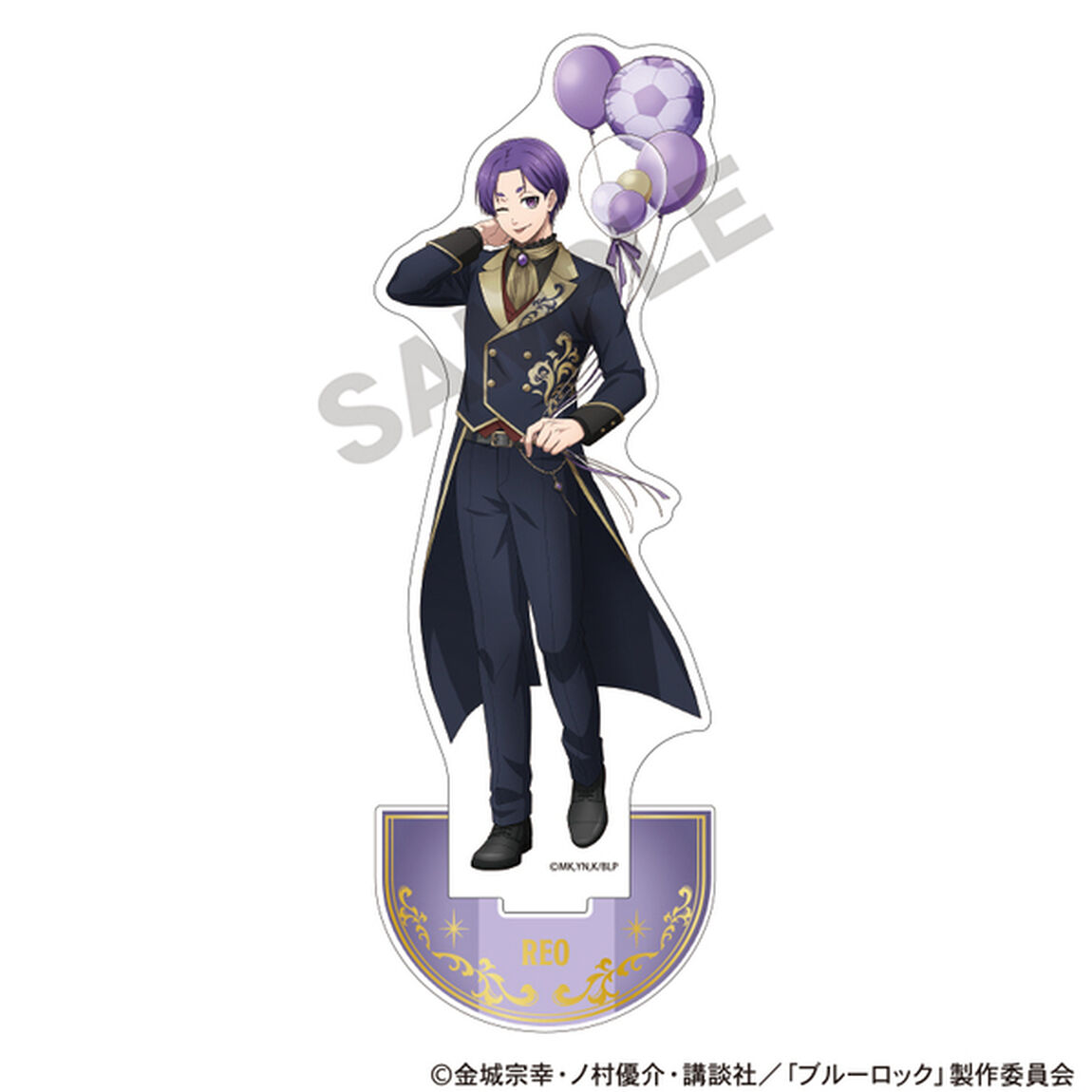 ブルーロック　箔押しアクリルスタンド　御影玲王　バルーン（2026年2月以降発売予定）