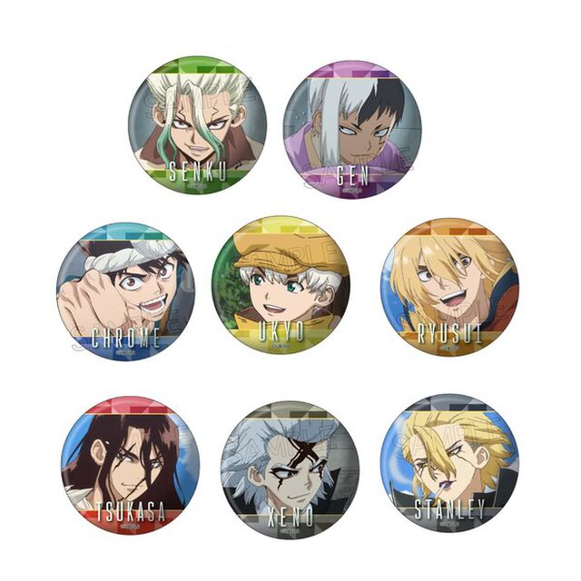 Dr.STONE 百面相 缶バッジ Vol.2【BOX】