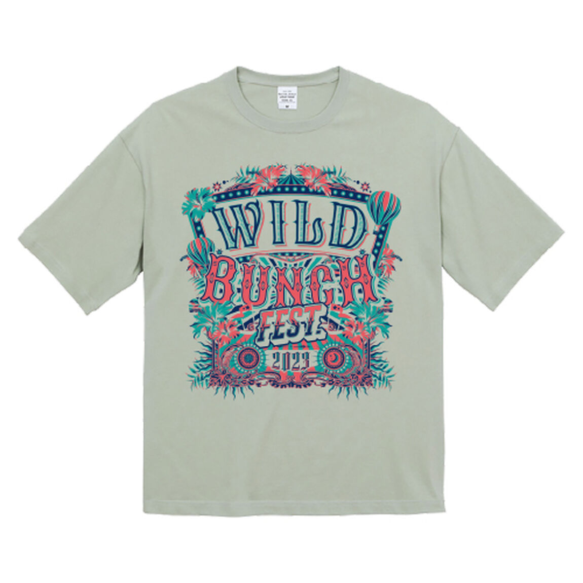 【WILD BUNCH FEST. 2023】CIRCUS Tシャツ セージグリーン XL