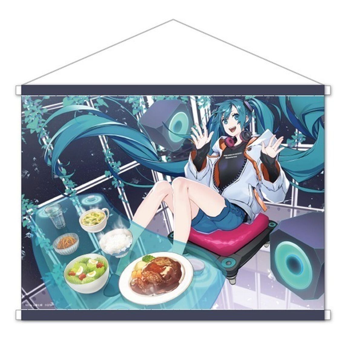セブンプレミアム&times;初音ミク15周年記念コラボイラスト　B2タペストリー
