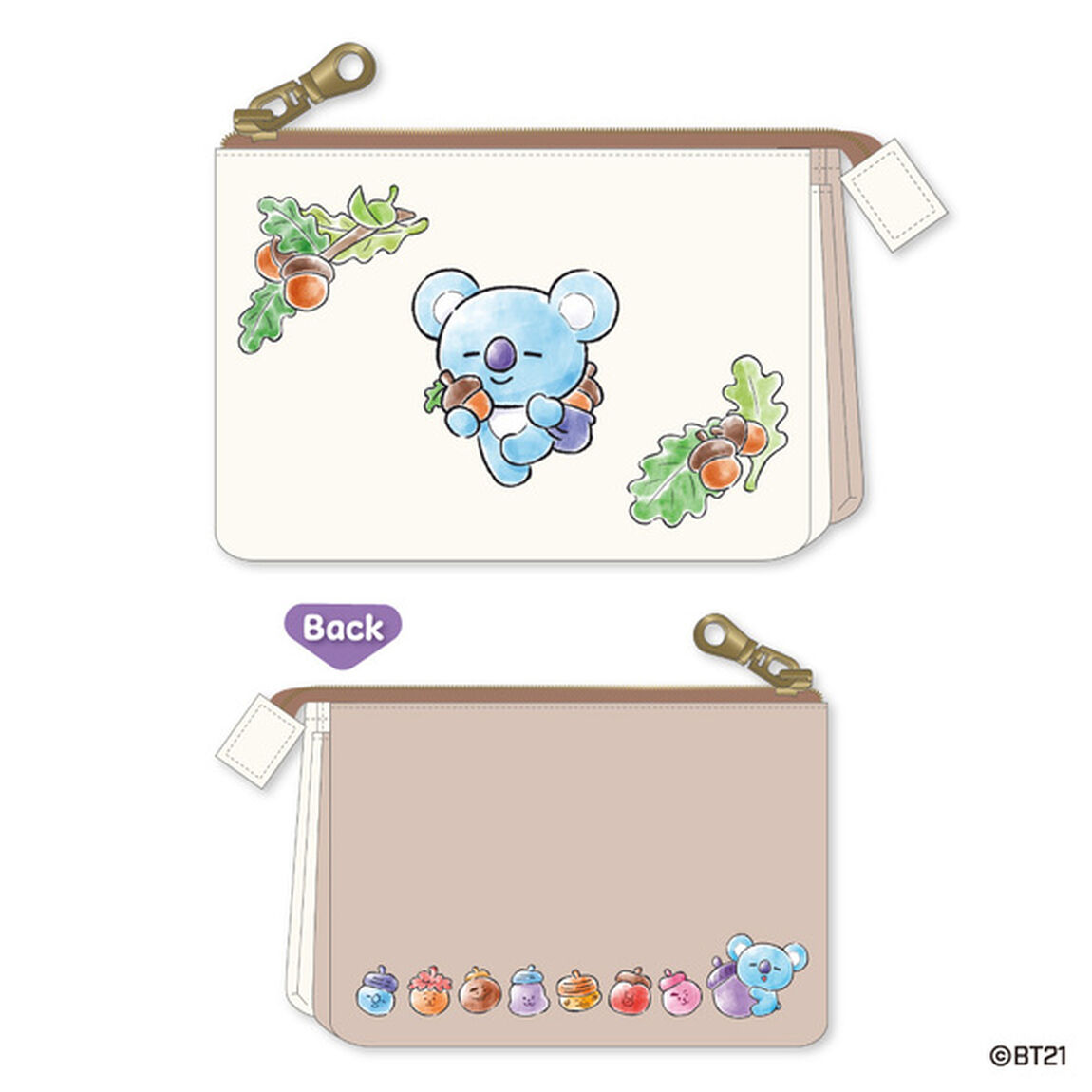 ミニ3ポケットポーチ KOYA/BT21/Hope in Love