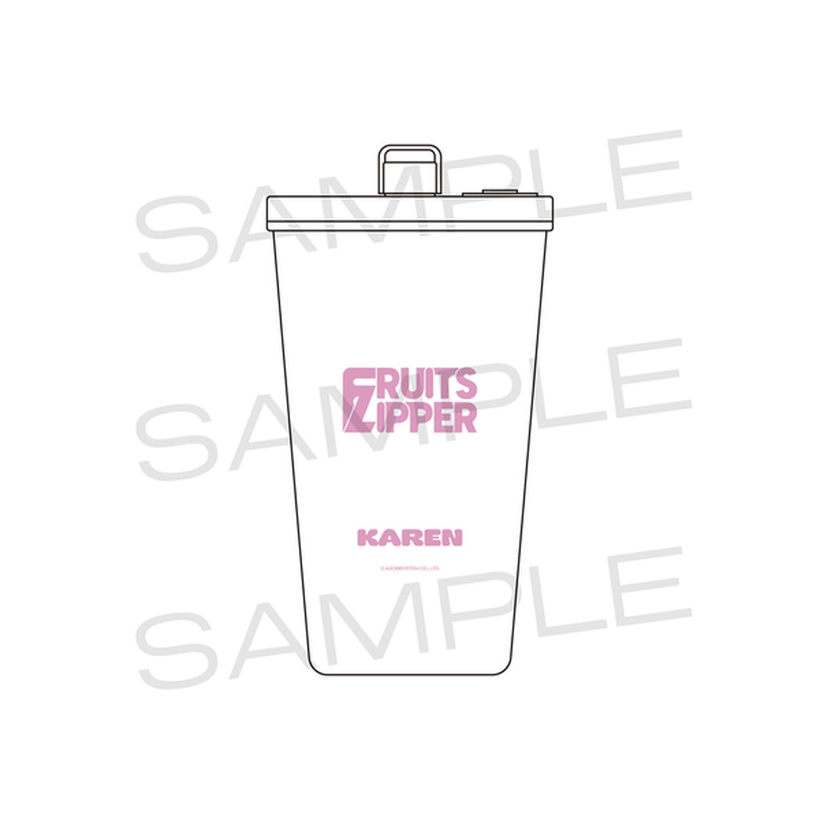 【FRUITS ZIPPER】ステンレスタンブラー 松本かれん（セブンネット限定）