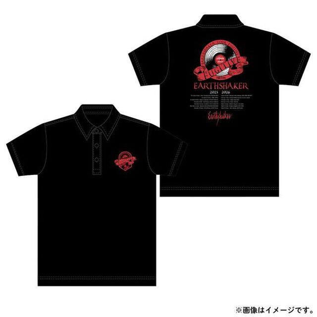 【EARTHSHAKER】TOUR FUGITIVE '25-'26 ポロシャツ XLサイズ