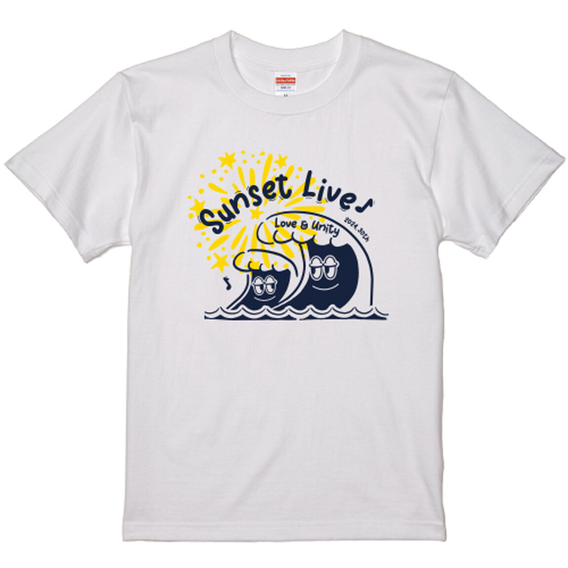 サンセットライブ2024オフィシャルTシャツ　PST-2403 ホワイト Sサイズ