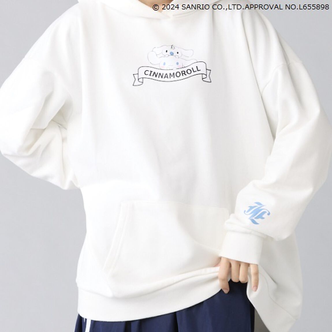 【セブンネット限定】シナモロール&times;jouetie　フーディー　ホワイト