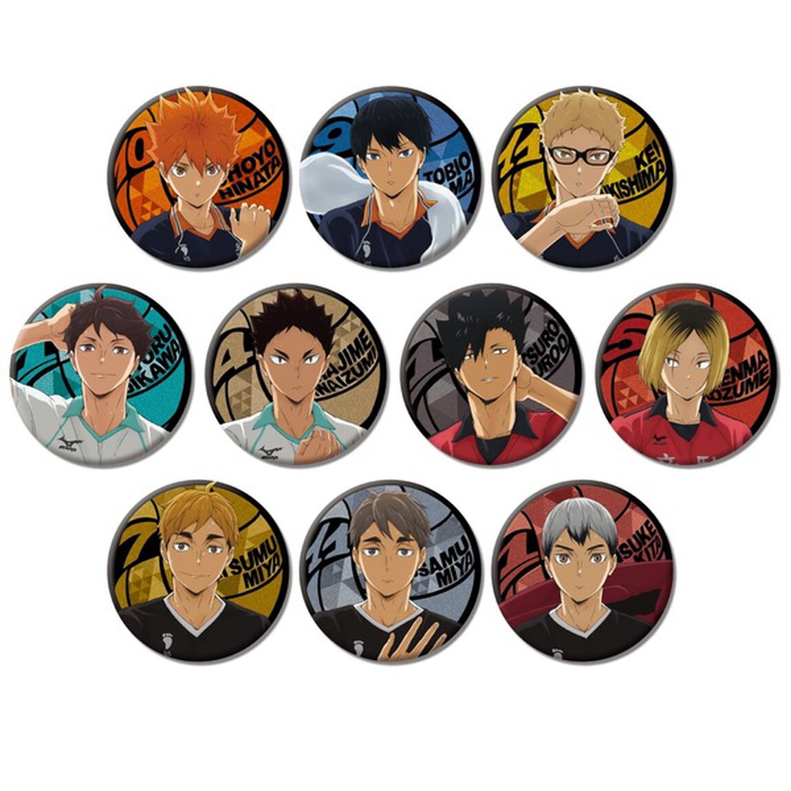 アニメ『ハイキュー!!』 ラメキラカンバッジコレクション【単品】