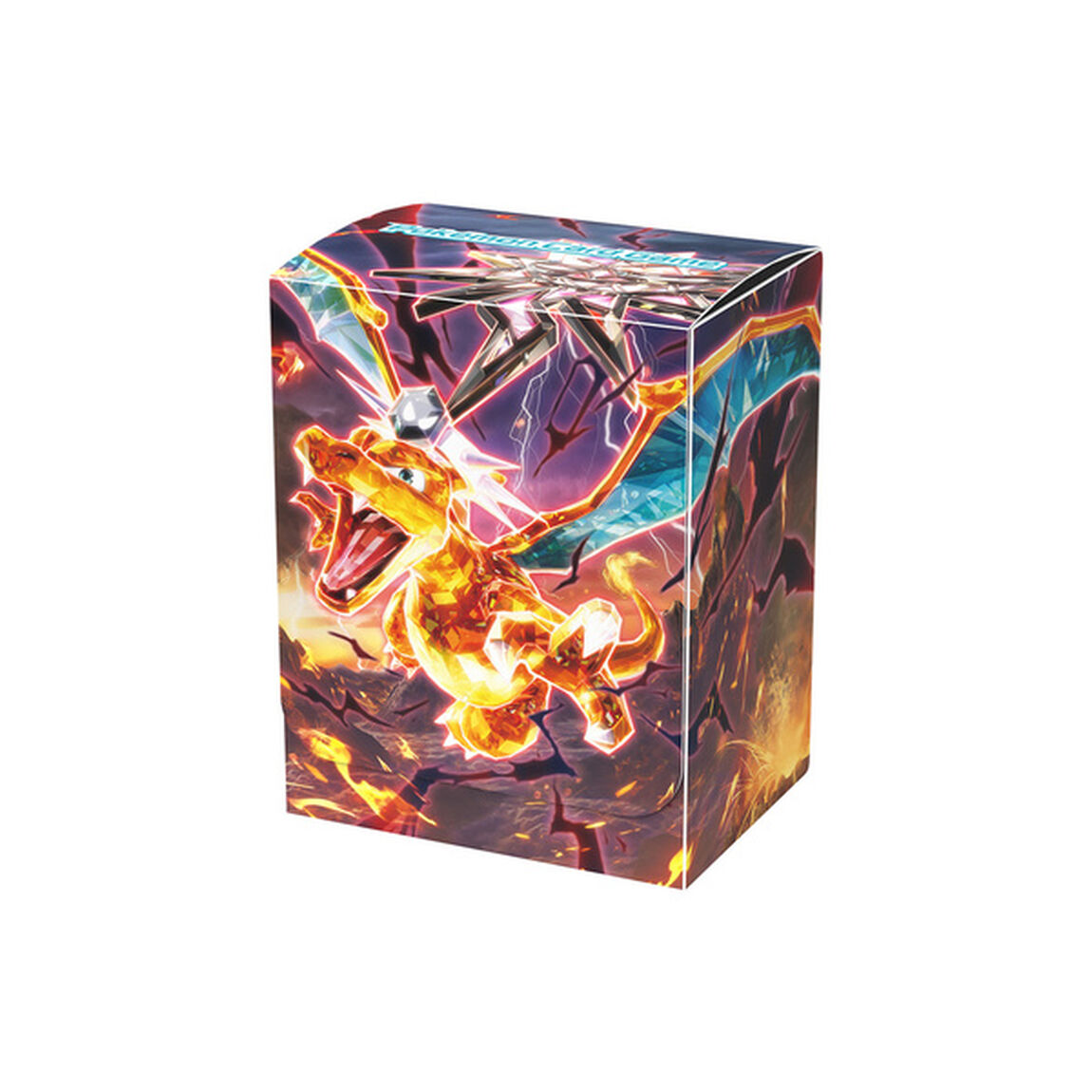 ポケモンカードゲーム デッキシールド プレミアム・グロス 悪テラスタルリザードン＆デッキケース 悪テラスタルリザードン　セット