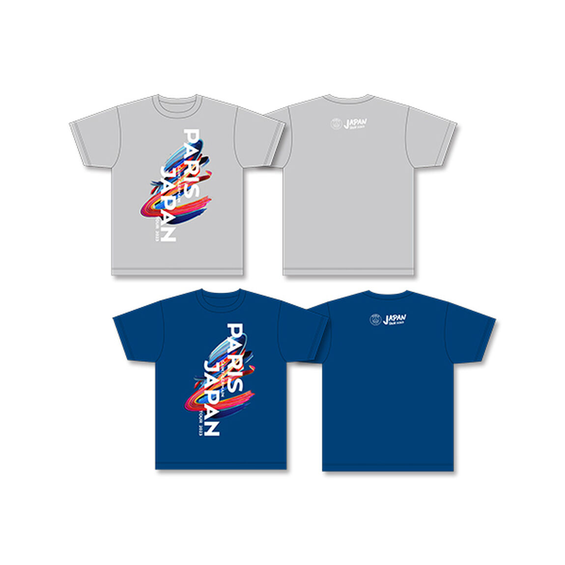 【PSG JAPAN TOUR 2023】ツアー公式ドライTシャツ（キッズ）ブルー