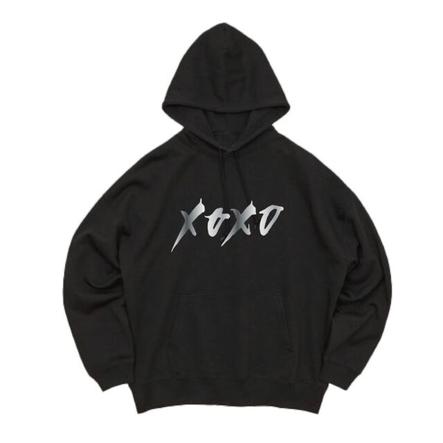 BATTLE OF THE YEAR 2023公式テーマソング記念 限定 XOXOパーカー【 BATTLE OF THE YEAR 2023  &times;  Repezen Foxx  &times;   ISOLEX 】 シルバープリント M