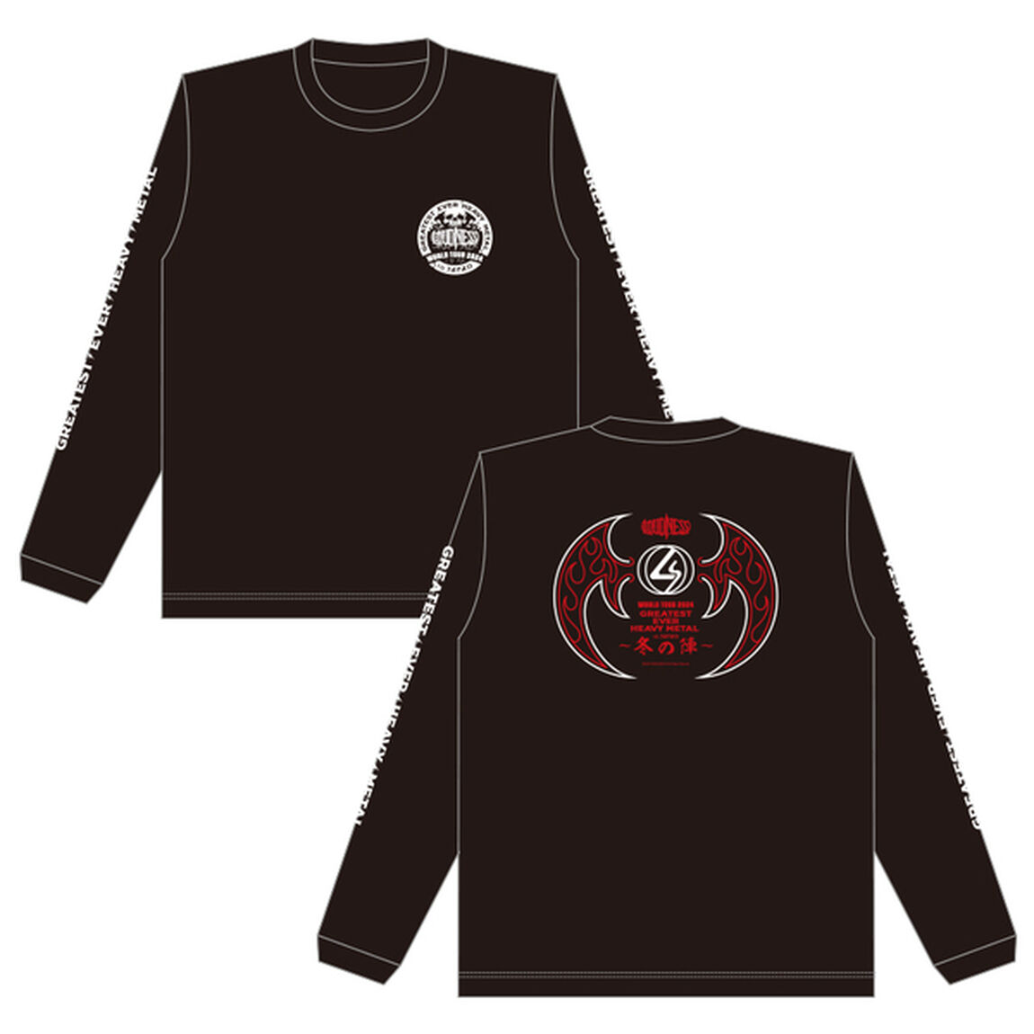 【LOUDNESS】「GEHM2024」GEHMロングスリーブシャツ（S)