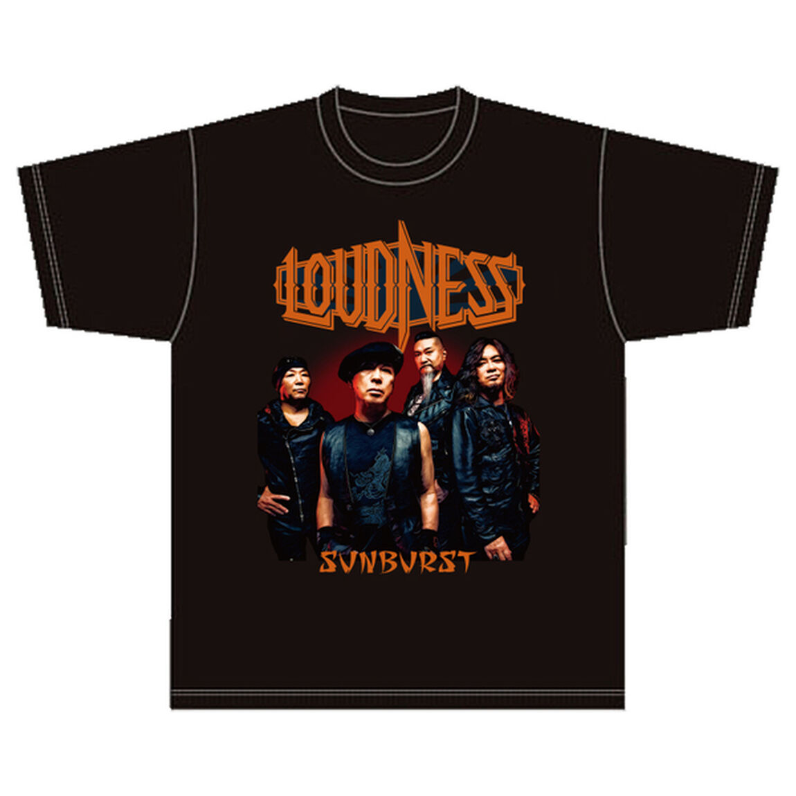 【LOUDNESS】GREATEST EVER HEAVY METAL 12/29 フォトTシャツ【BLK】／Lサイズ