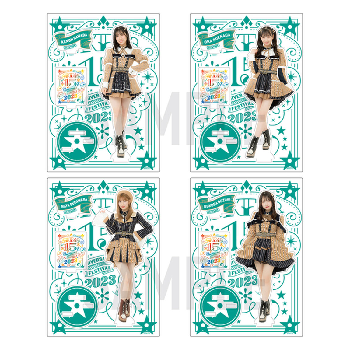 【SKE48】43鈴木恋奈 アクリルスタンド（15th Anniversary ver.）