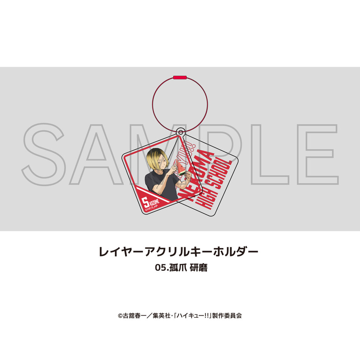 アニメ「ハイキュー!!」レイヤーアクリルキーホルダー 05.孤爪 研磨