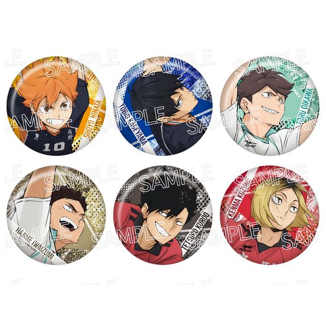 ハイキュー!! シャインシリーズ　キラキラ缶バッジ【BOX】（2025年8月中旬以降発売予定）