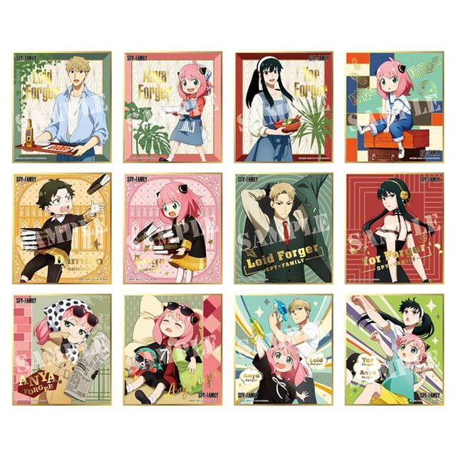 SPY&times;FAMILY　ビジュアル色紙コレクション【BOX】