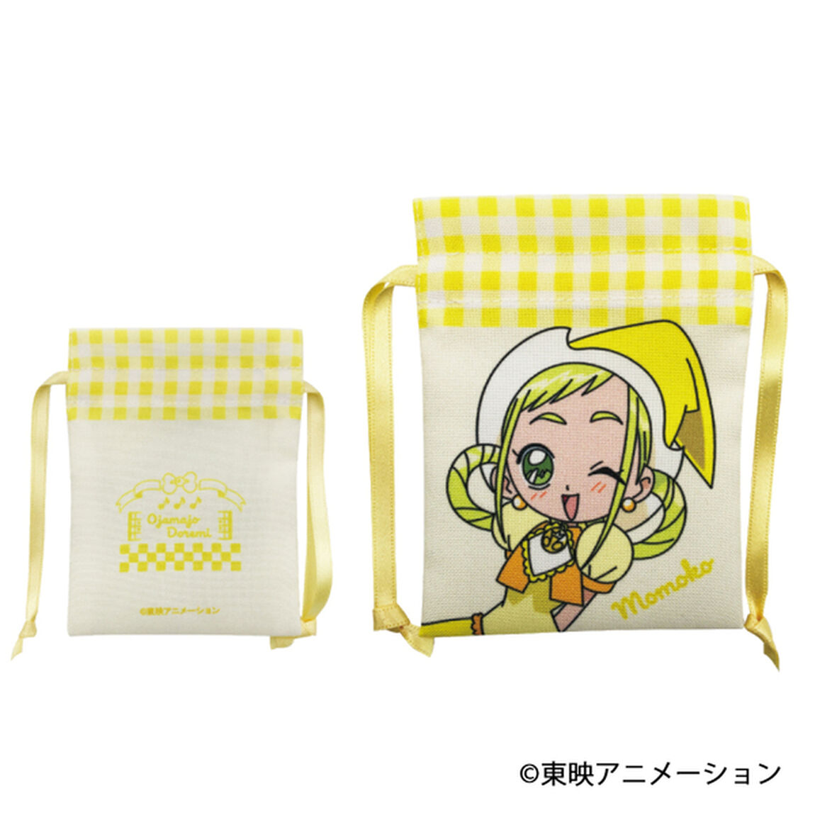 豆巾着　ももこ　おジャ魔女どれみ
