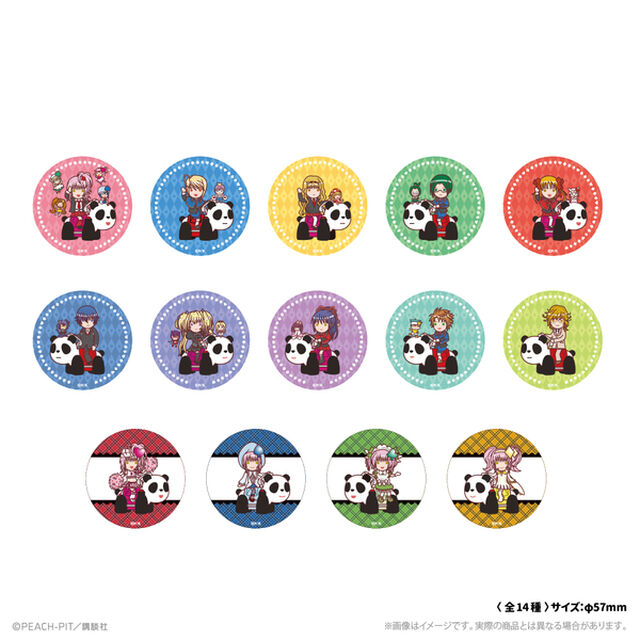 しゅごキャラ！ミニキャラ缶バッジ【花なり花やしき】 コンプリートセット（全14種入り）