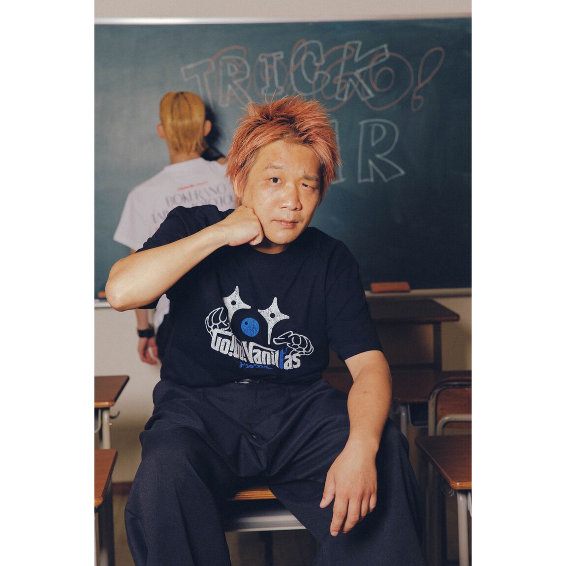 【go!go!vanillas】トリックスター Tシャツ BLACK XLサイズ